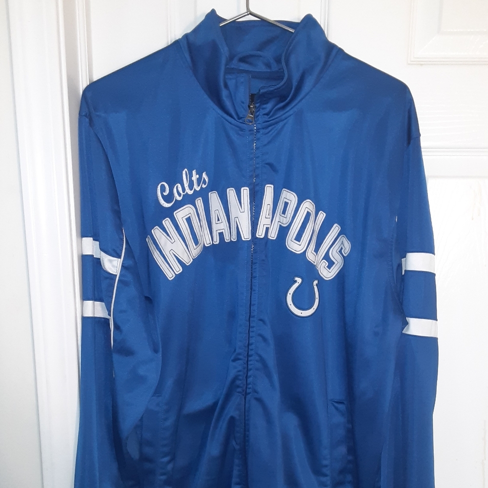 NFL Indianapolis Colts Zip-Up Track Jacket…